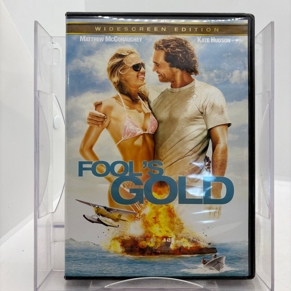 Fools Gold DVD Widescreen Edition Matthew McConaughey Kate Hudson Romcom 2008